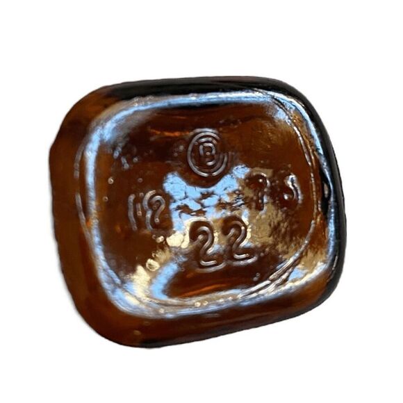 Vintage Amber Glass Anacin Pill Bottle Full Whitehall Pharmaceutical - Picture 4 of 6